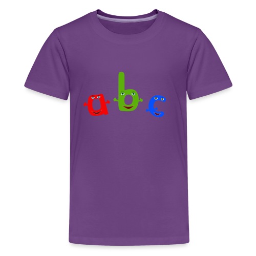 abc t shirt trans - Kids' Premium T-Shirt