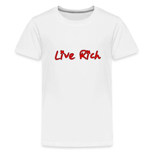 liverichlogo4redandblack - Kids' Premium T-Shirt
