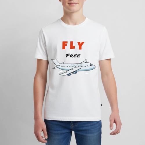fly free design - Kids' Premium T-Shirt