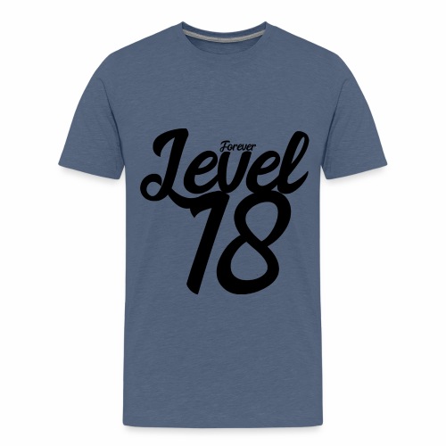 Forever Level 18 Gamer Birthday Gift Ideas - Kids' Premium T-Shirt