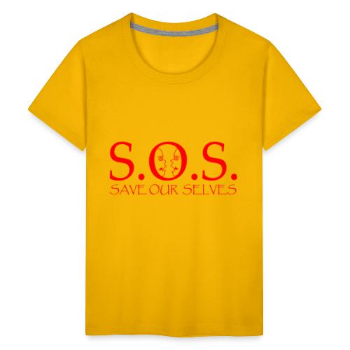 sos red - Kids' Premium T-Shirt