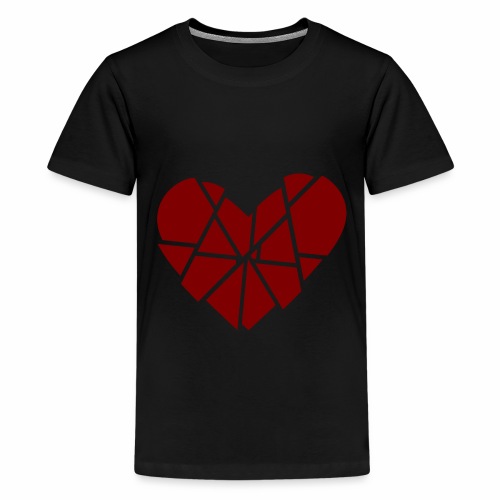 Heart Broken Shards Anti Valentine's Day - Kids' Premium T-Shirt