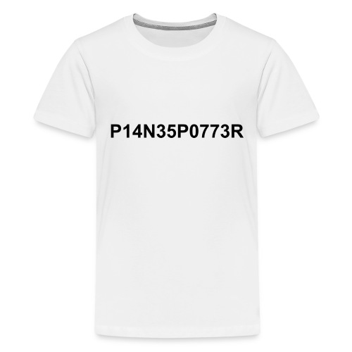 Planespotter 1337 LEET (black-arial) - Kids' Premium T-Shirt