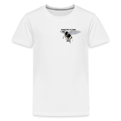 dancing flying cow - Kids' Premium T-Shirt