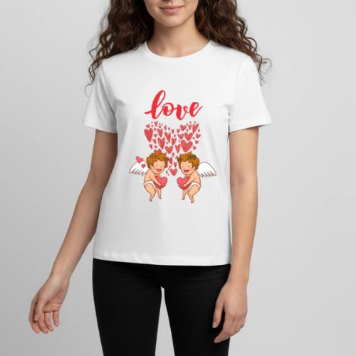 Cupid Love Designs, cupid love angel vibration. - Kids' Premium T-Shirt