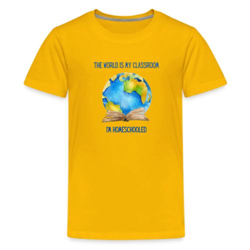 The World is My Classroom - Kids' Premium T-Shirt