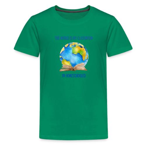The World is My Classroom - Kids' Premium T-Shirt
