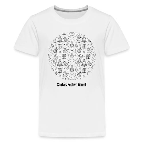 Santa's Festive Wheel T-Shirt - Kids' Premium T-Shirt