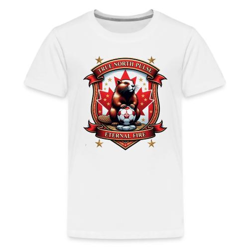 Canada Beaver Crest T-Shirt, Pride Badge Gift - Kids' Premium T-Shirt