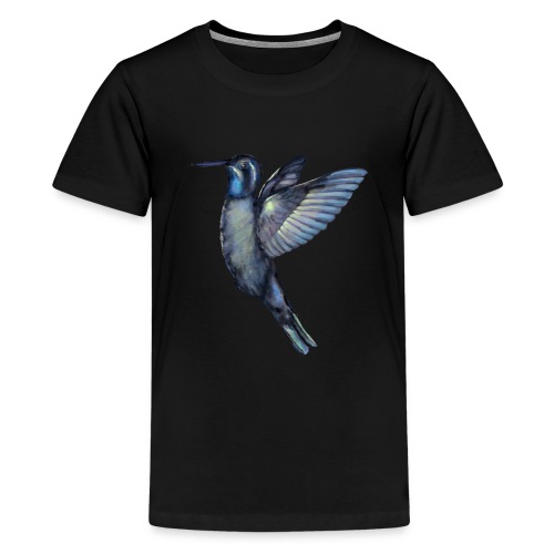 Hummingbird in flight - Kids' Premium T-Shirt