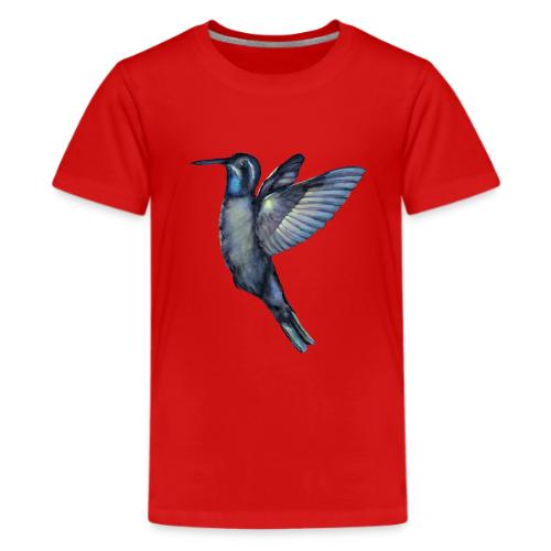 Hummingbird in flight - Kids' Premium T-Shirt