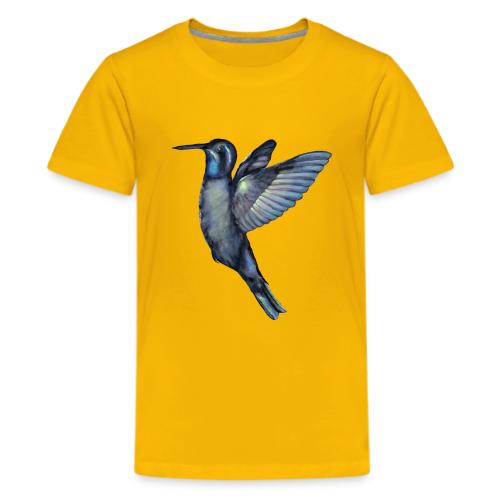 Hummingbird in flight - Kids' Premium T-Shirt