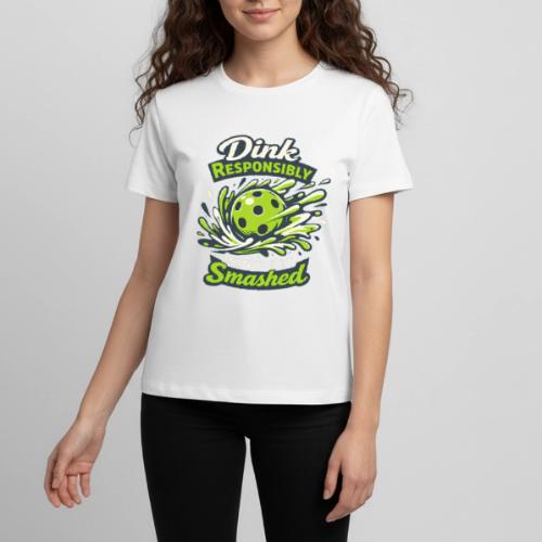 Dink Responsibly Don’t Get Smashed Pickleball Art - Kids' Premium T-Shirt