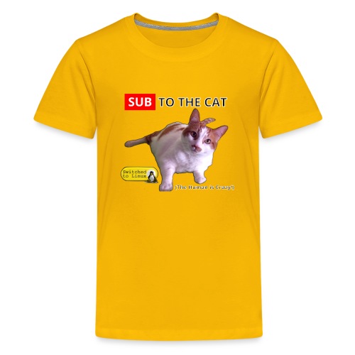 Sub to the Cat - Kids' Premium T-Shirt