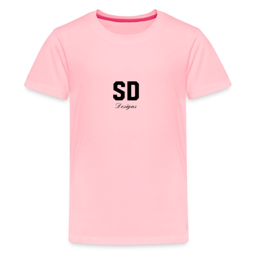 SD Designs blue, white, red/black merch - Kids' Premium T-Shirt