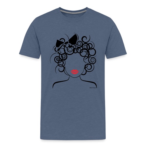 Global Couture logo Curly Girl - Kids' Premium T-Shirt