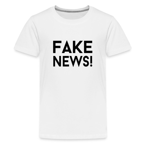 Fake News (BLACK) - Kids' Premium T-Shirt