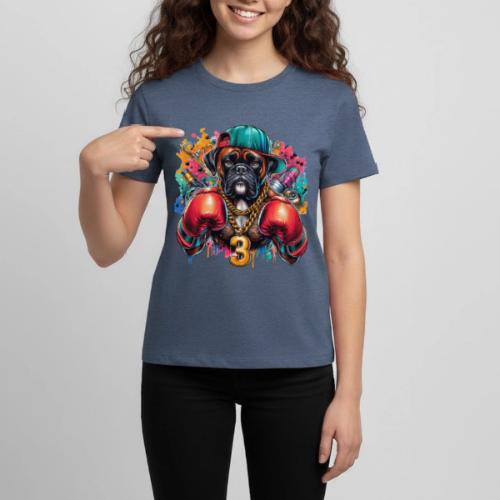 Boxer Dog Art - Kids' Premium T-Shirt