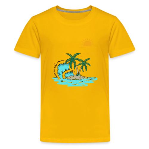 Retro Sunset Graphics - Kids' Premium T-Shirt