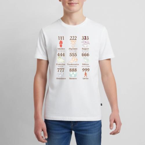Mystic Angel Numbers Spiritual Symbols on Gildan - Kids' Premium T-Shirt