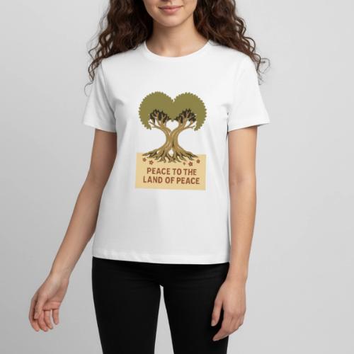 Peace To The Land Of Peace Tree Heart - Kids' Premium T-Shirt