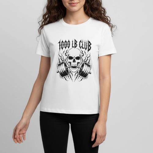 1000 LB Club Skull Barbell Powerlif - Kids' Premium T-Shirt