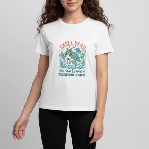 Shell Yeah Sea Turtle Beach Vibes - Kids' Premium T-Shirt