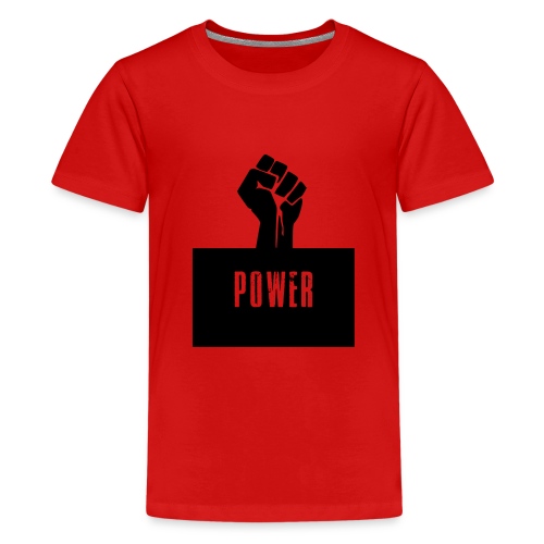 Black Power Raised Fist - Kids' Premium T-Shirt