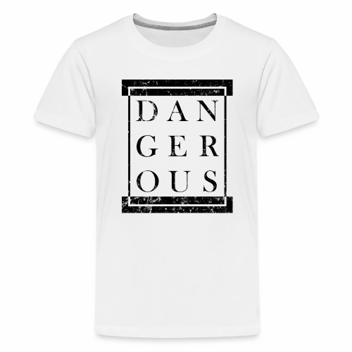 DANGEROUS - Grunge Block Box Gift Ideas - Kids' Premium T-Shirt