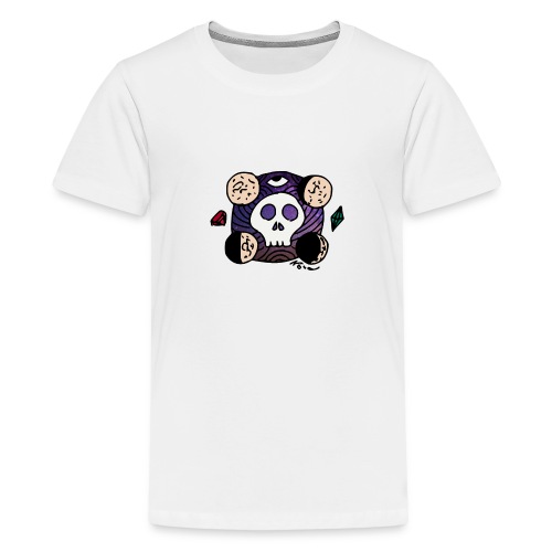 Moon Skull from Outer Space - Kids' Premium T-Shirt