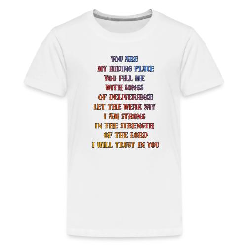 You Are My Hiding Place - Kids' Premium T-Shirt