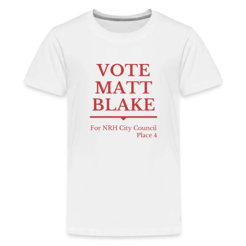 Vote Matt Blake, Res - Kids' Premium T-Shirt
