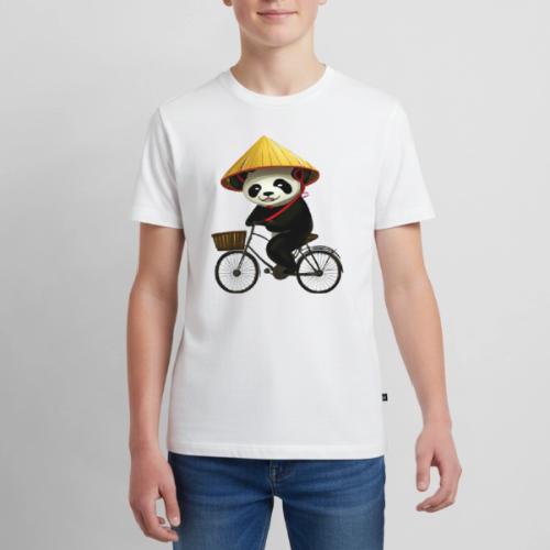 Panda Biking - Kids' Premium T-Shirt