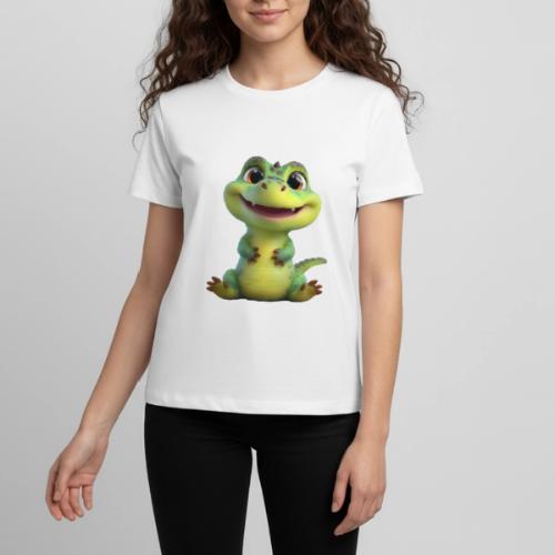 Playful Cartoon Baby Alligator - Kids' Premium T-Shirt