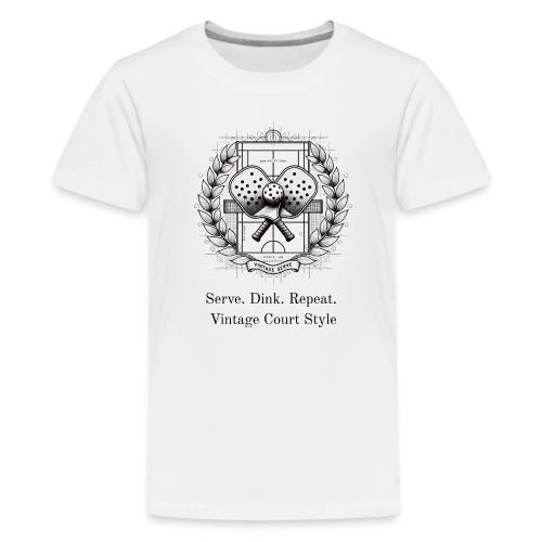 Vintage Pickleball T-Shirt, Mug, & Poster - Kids' Premium T-Shirt
