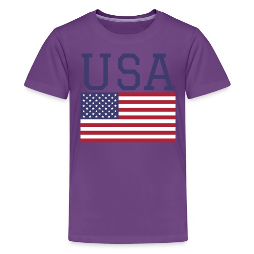 USA American Flag - Fourth of July Everyday - Kids' Premium T-Shirt