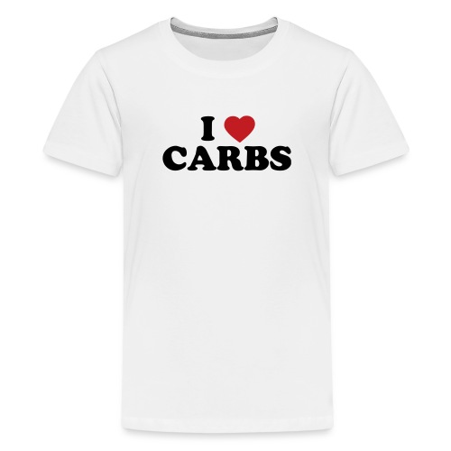 i heart carbs 2 color - Kids' Premium T-Shirt