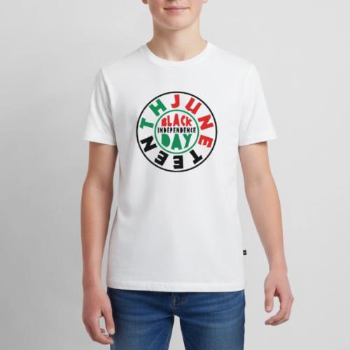 Juneteenth Circle Typography - Kids' Premium T-Shirt