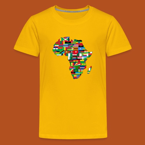 Africa Map Countries - Kids' Premium T-Shirt