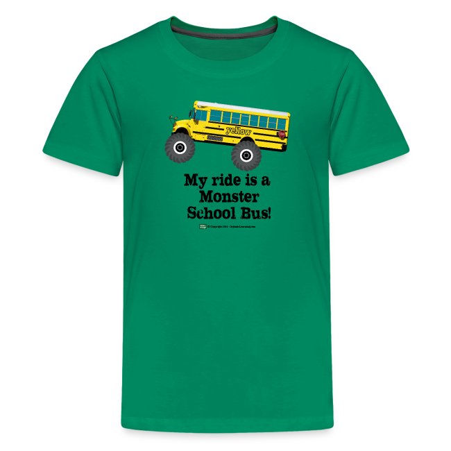 Monster Schoolbus Spreadshirt 3 png