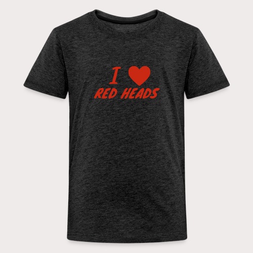 I HEART RED HEADS - Kids' Premium T-Shirt