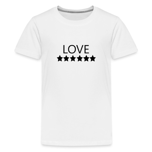 LOVE (Black font) - Kids' Premium T-Shirt