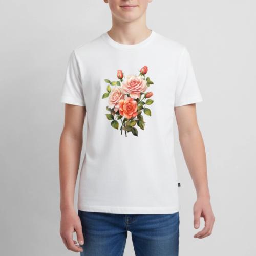Pink Roses - Kids' Premium T-Shirt
