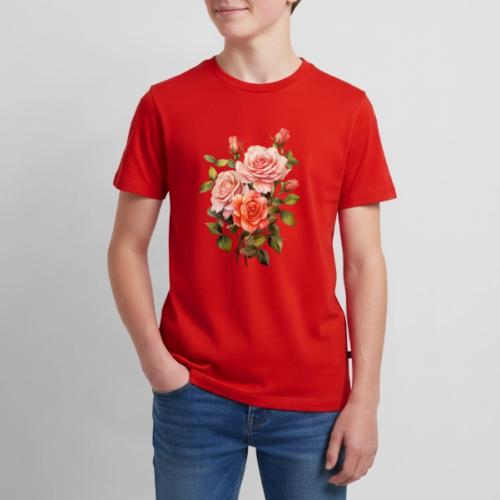Pink Roses - Kids' Premium T-Shirt