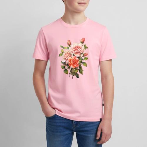 Pink Roses - Kids' Premium T-Shirt