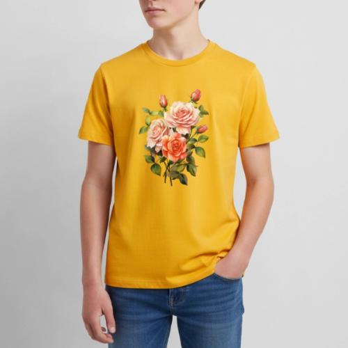 Pink Roses - Kids' Premium T-Shirt