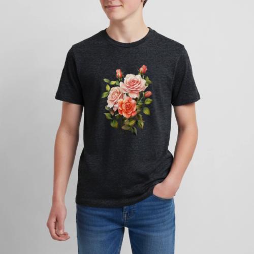 Pink Roses - Kids' Premium T-Shirt