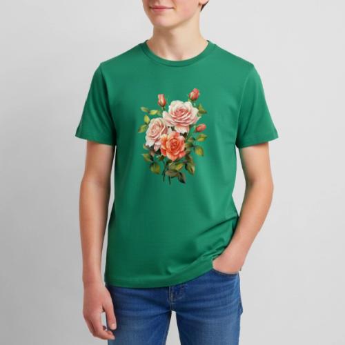 Pink Roses - Kids' Premium T-Shirt