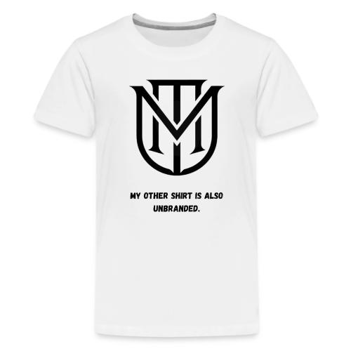 My Other Shirt Is Also Unbranded T-Shirt | Quiet L - Kids' Premium T-Shirt