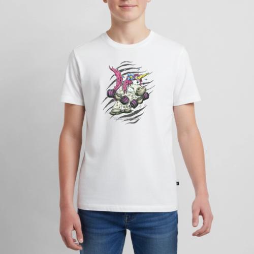 train like a unicorn - Kids' Premium T-Shirt